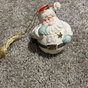 EUC Lenox Santa Claus Bell Ornament